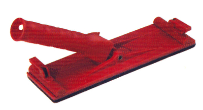 Sanding block with rotary handle